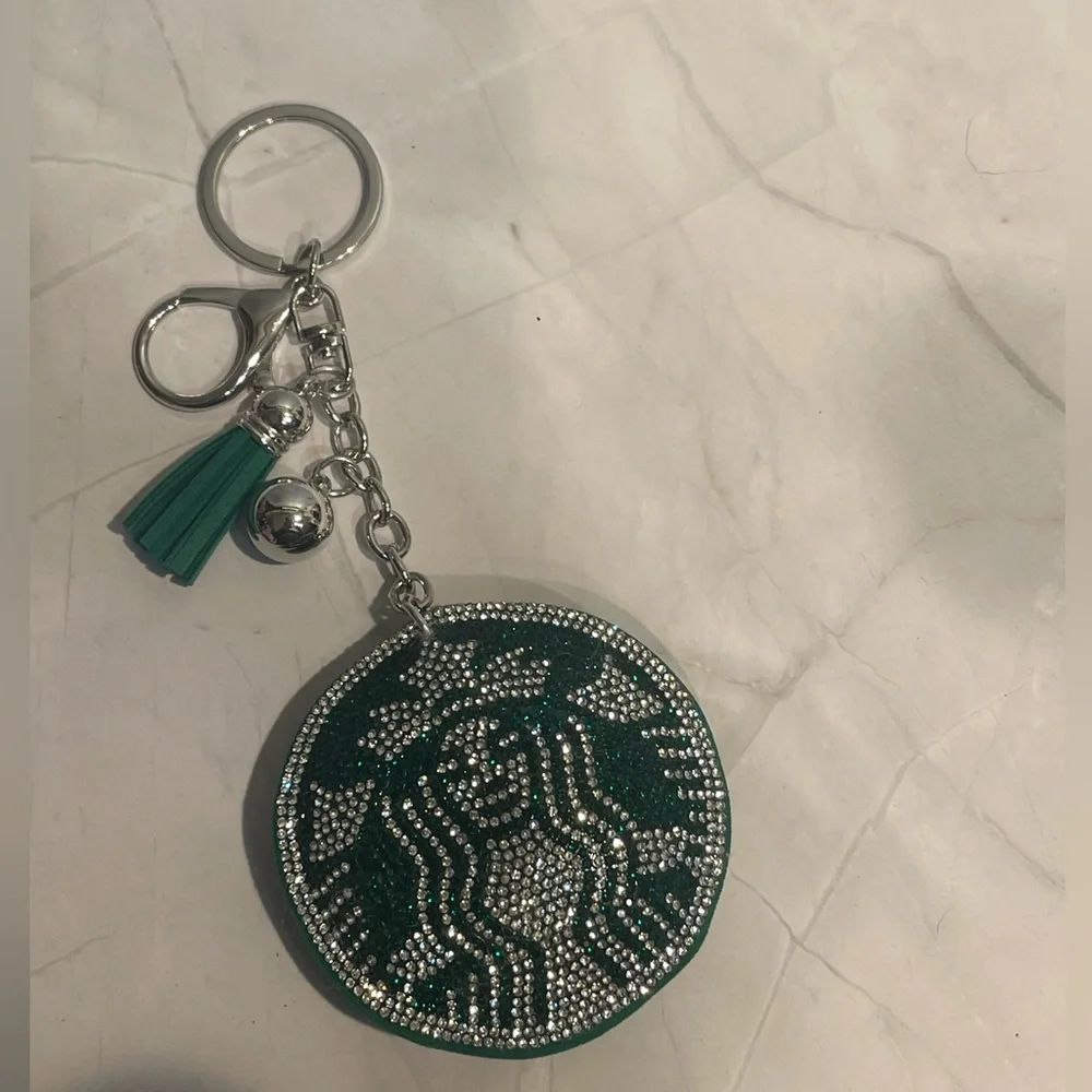 CHOICE OF - Sbux Rhinestone Puff Keychain Bag charm